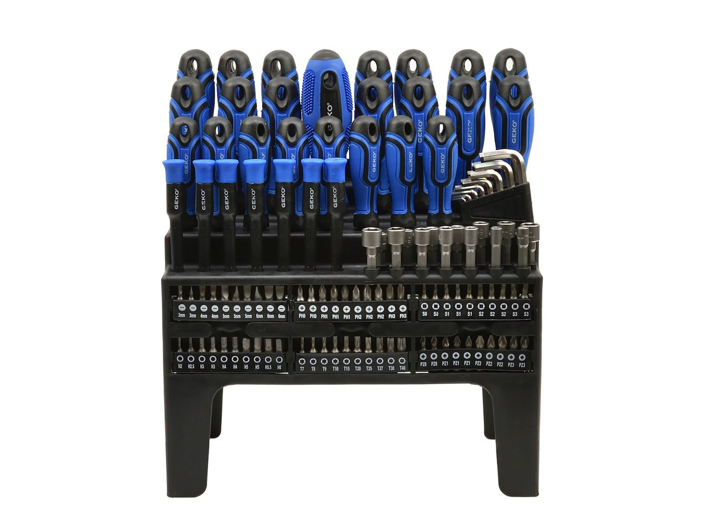 Set of screwdrivers and bits, 122 pcs