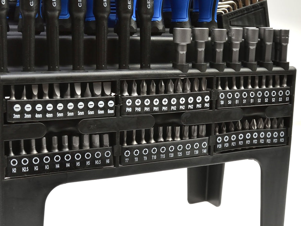 Set of screwdrivers and bits, 122 pcs