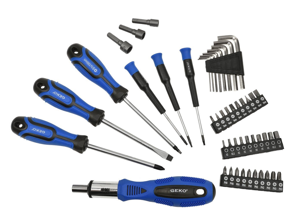 Set of screwdrivers and bits, 122 pcs