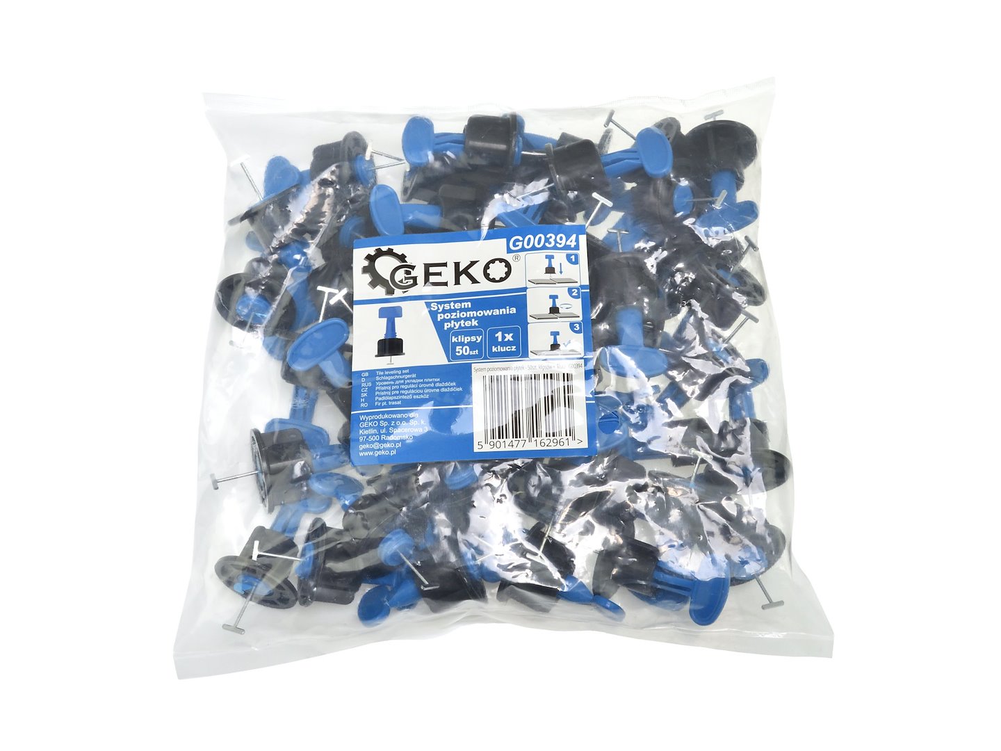 Set of levellers 50pcs + wrenches 2pcs