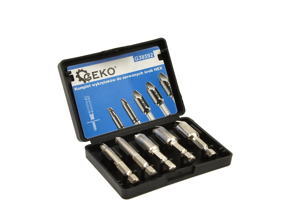HSS4341 5 pcs/set screw extractor HEX