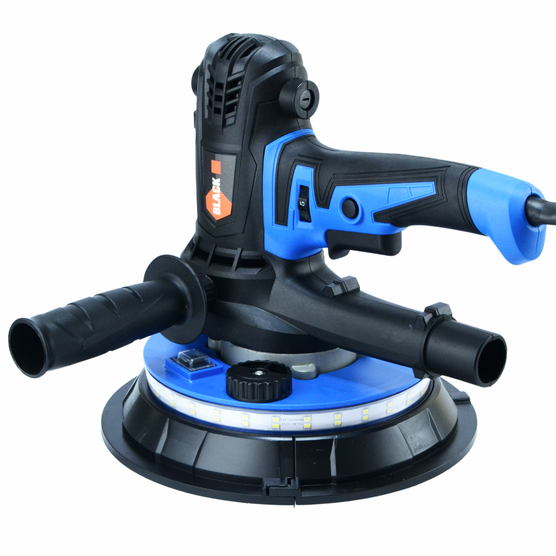 Krohvi siluv lihvmasin LED Black