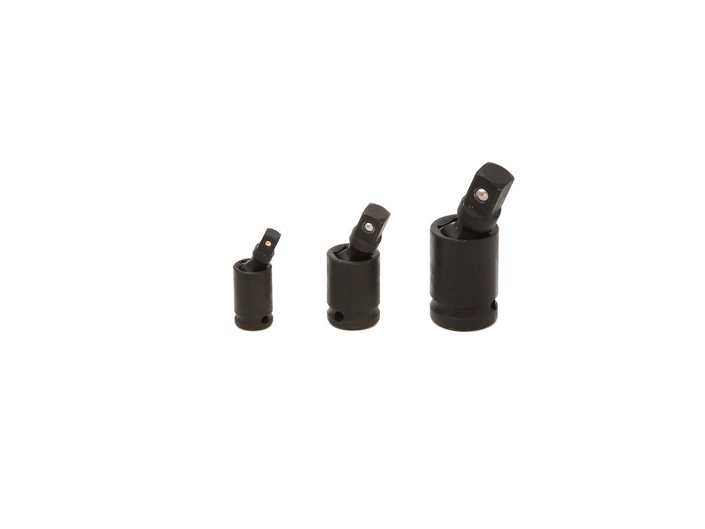 Ball joint set, 3 pcs, 1/2" 3/8" 1/4" Cr-Mo