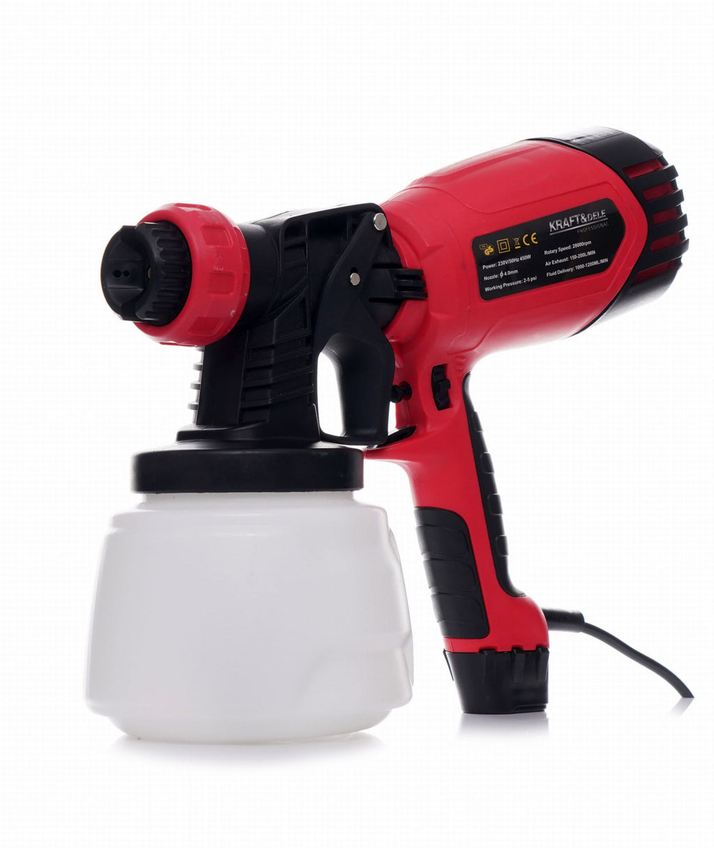 450W 1000ml värvipüstol KD1655