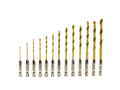 Set of drills 1.5-6.5 mm, 13 pcs, HEX