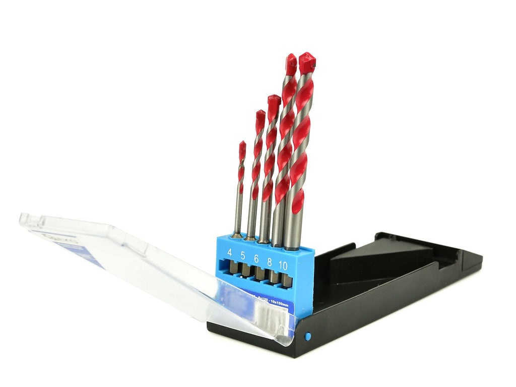5 pcs set of universal drills 4-10 pcs