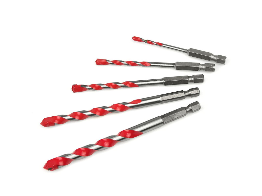5 pcs set of universal drills 4-10 pcs