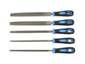 5 pcs set of coarse files, 200 mm