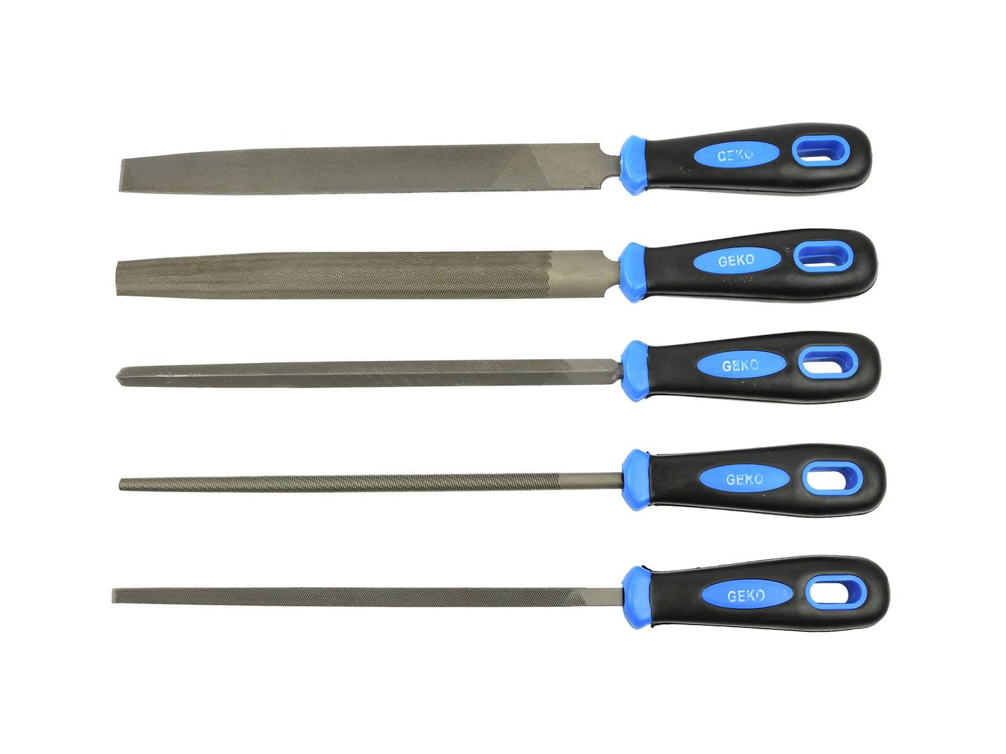 5 pcs set of coarse files, 200 mm