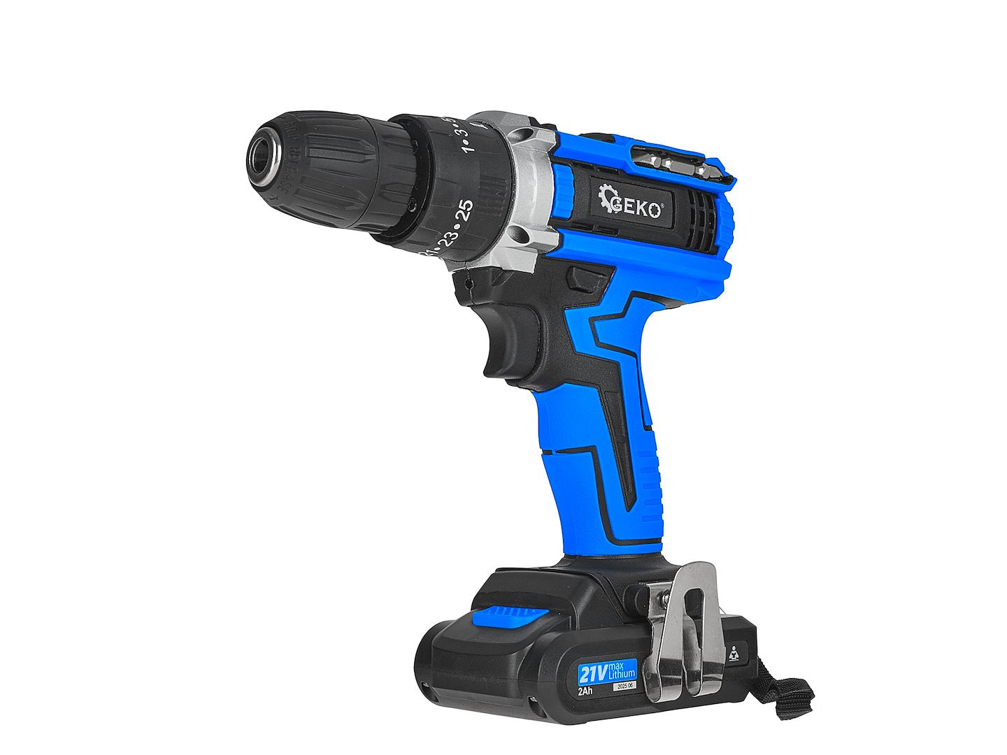 Cordless drill with impact function 21V 2xbattery 2ah