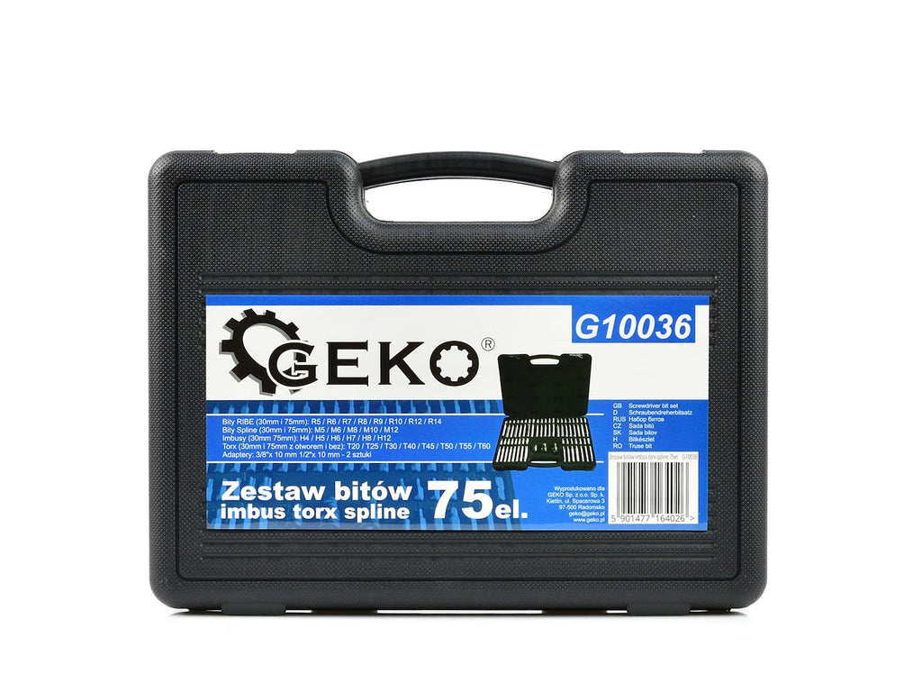 75 pcs set of Torx, Spline, Hex