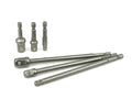 6-Piece Socket Adapter Set HEX 1/4" 3/8" 1/2"