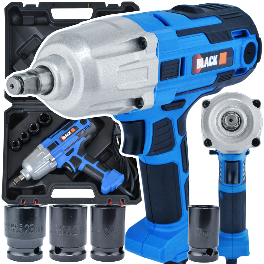 450W 400Nm 1/2" mutrivõti elektriratastele koos padrunikomplektiga