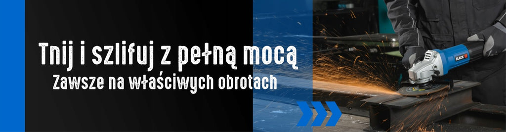 DIAX 125mm kerge ja võimas nurklihvmasin kiiruseregulaatoriga, Black