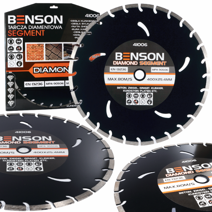 Benson teemantketas 400x10x25.4 segment