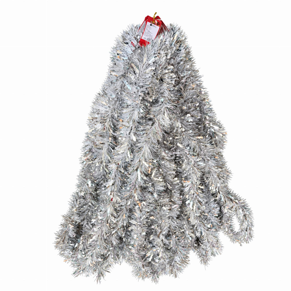 Hõbedane läikiv jõulugirlandikett 2 m × 9 cm 1 tk RC-K-2663