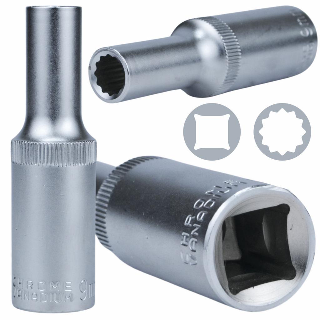 9mm 1/2" Long Socket