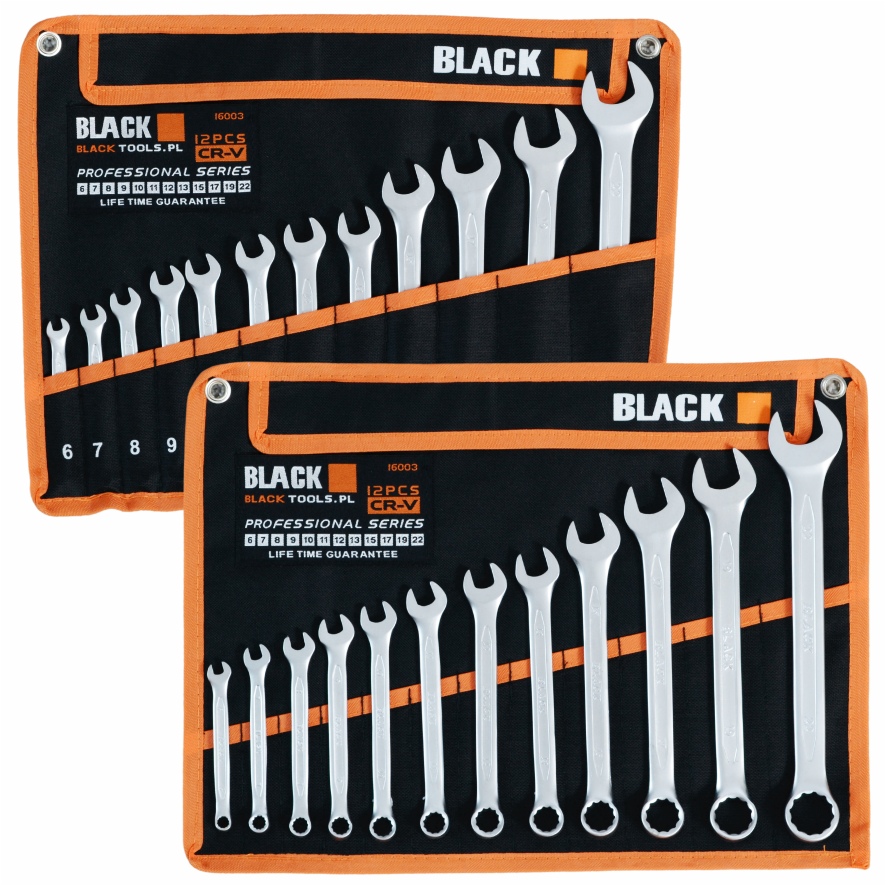 12 tk avatud ja silmusvõtmete komplekt 6-22mm CR