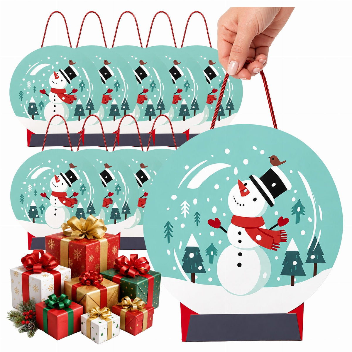 Christmas Gift Bags for Santa Presents under the Tree