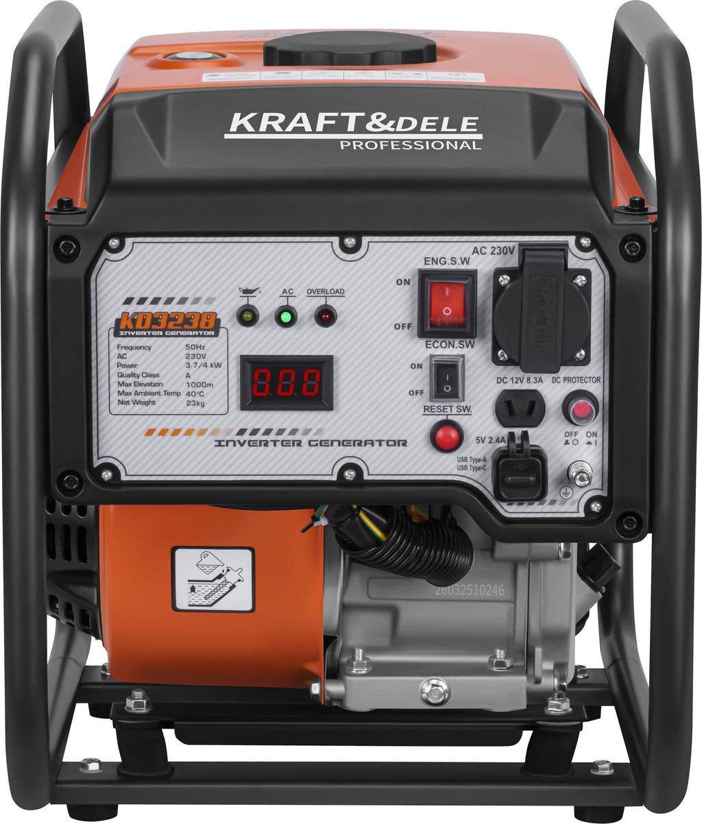 4kW Inverter Generator 110/120/230V KD3238