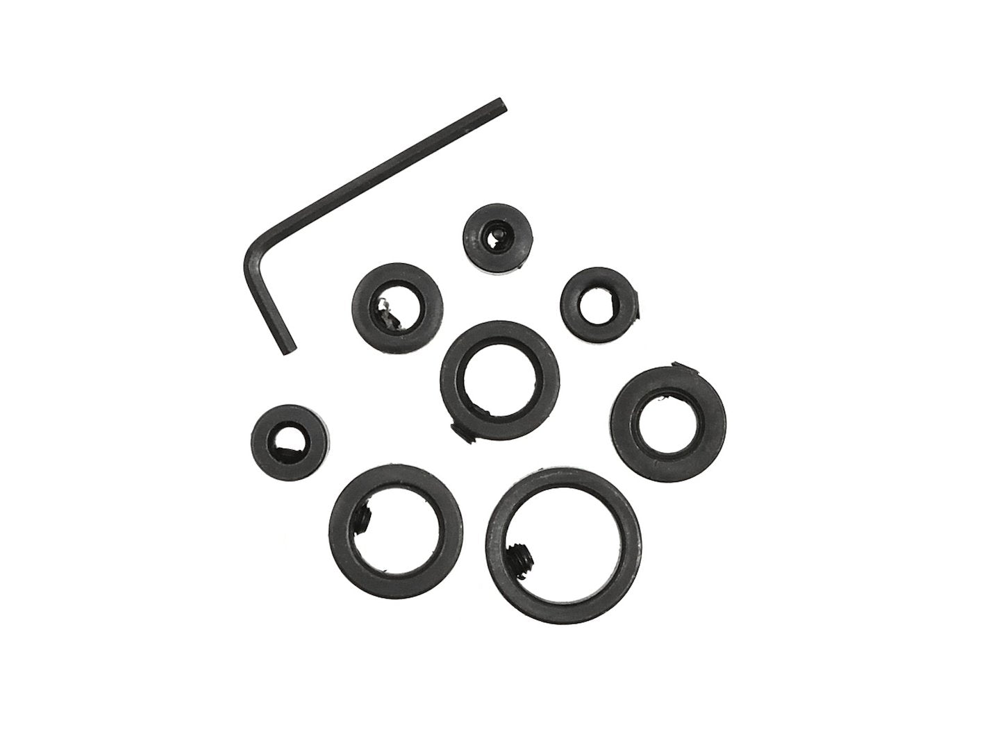 Woodworking Drill Bit Depth Stop Collars Ring 3-16 mm