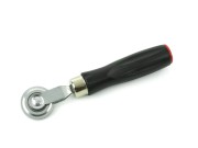 Pressure Roller for Patches with Bearing, Composite Handle, 4 mm