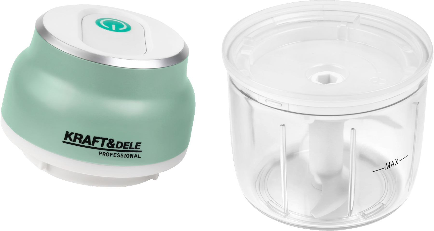 Cordless meat and vegetable chopper 230ml KD4362
