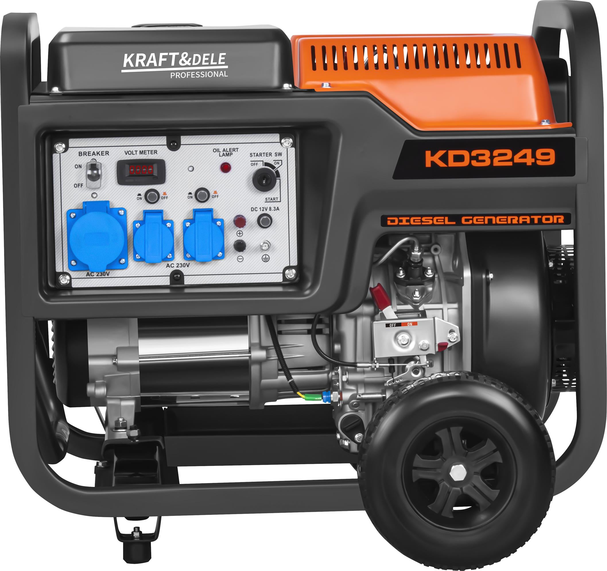 9kW 230V Generator KD3249
