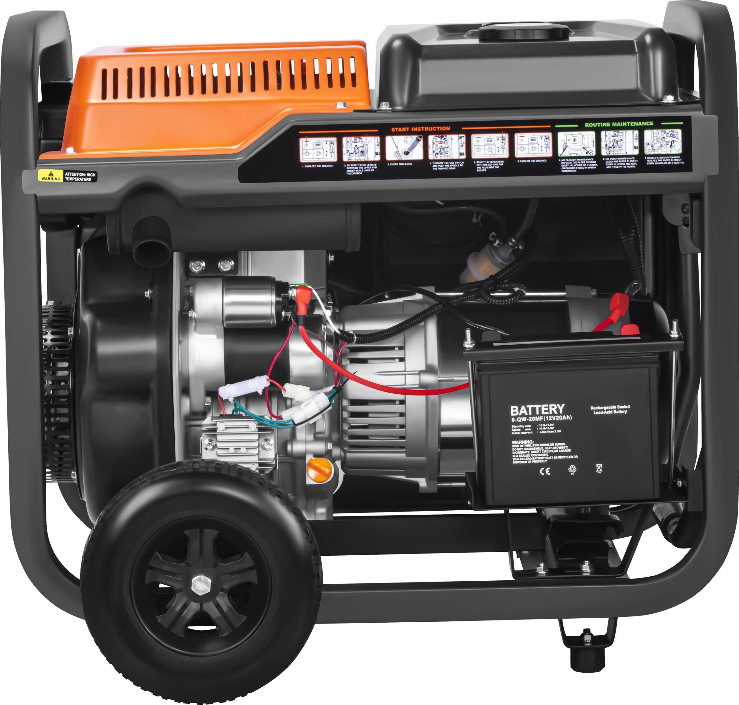 9kW 230V Generator KD3249