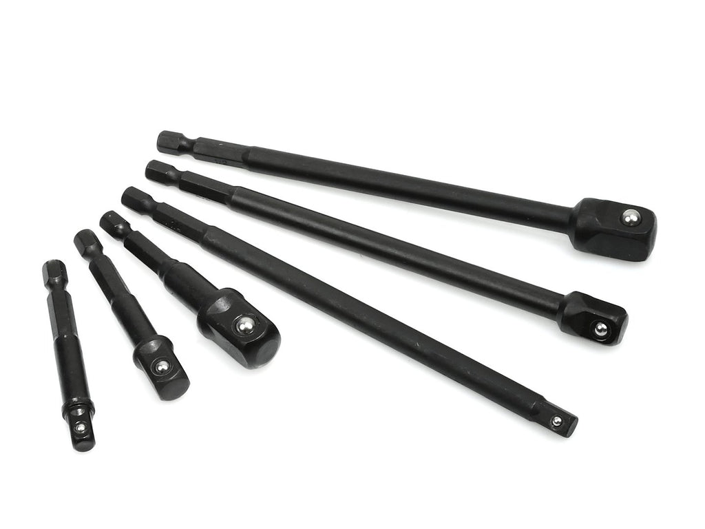 6-piece Impact Driver Socket Extension Set 1/4"-1/2"