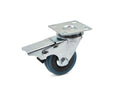 PR Caster Wheel, Swivel Plate with Top Brake 50mm