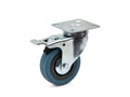 PR caster wheel with swivel plate and top brake 75mm