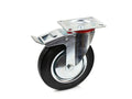 Caster Wheel, Swivel Plate with Brake, 200 mm