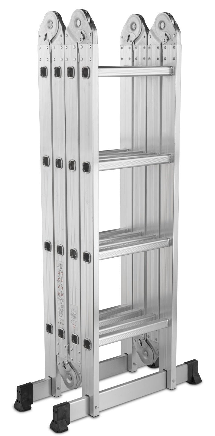 Multipurpose ladder 4.7m + 2 pcs iron plates