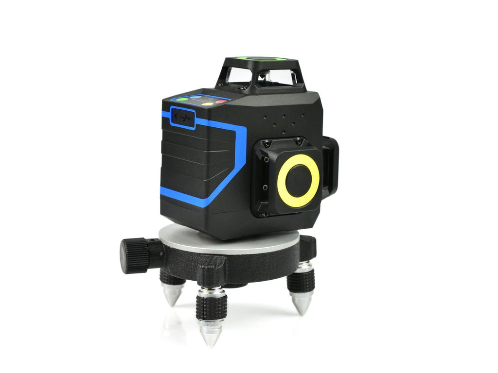 Self-leveling 3D 12-Line Green Laser Level Tool