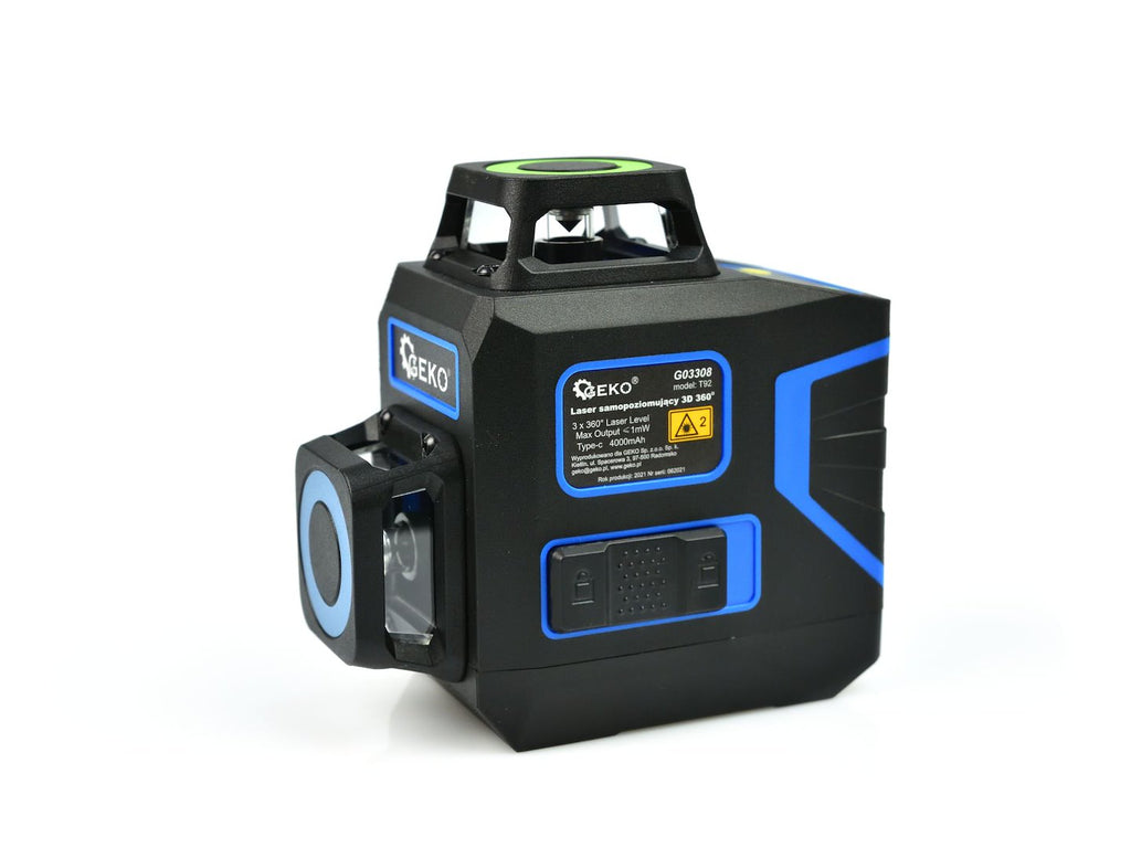 Self-leveling 3D 12-Line Green Laser Level Tool