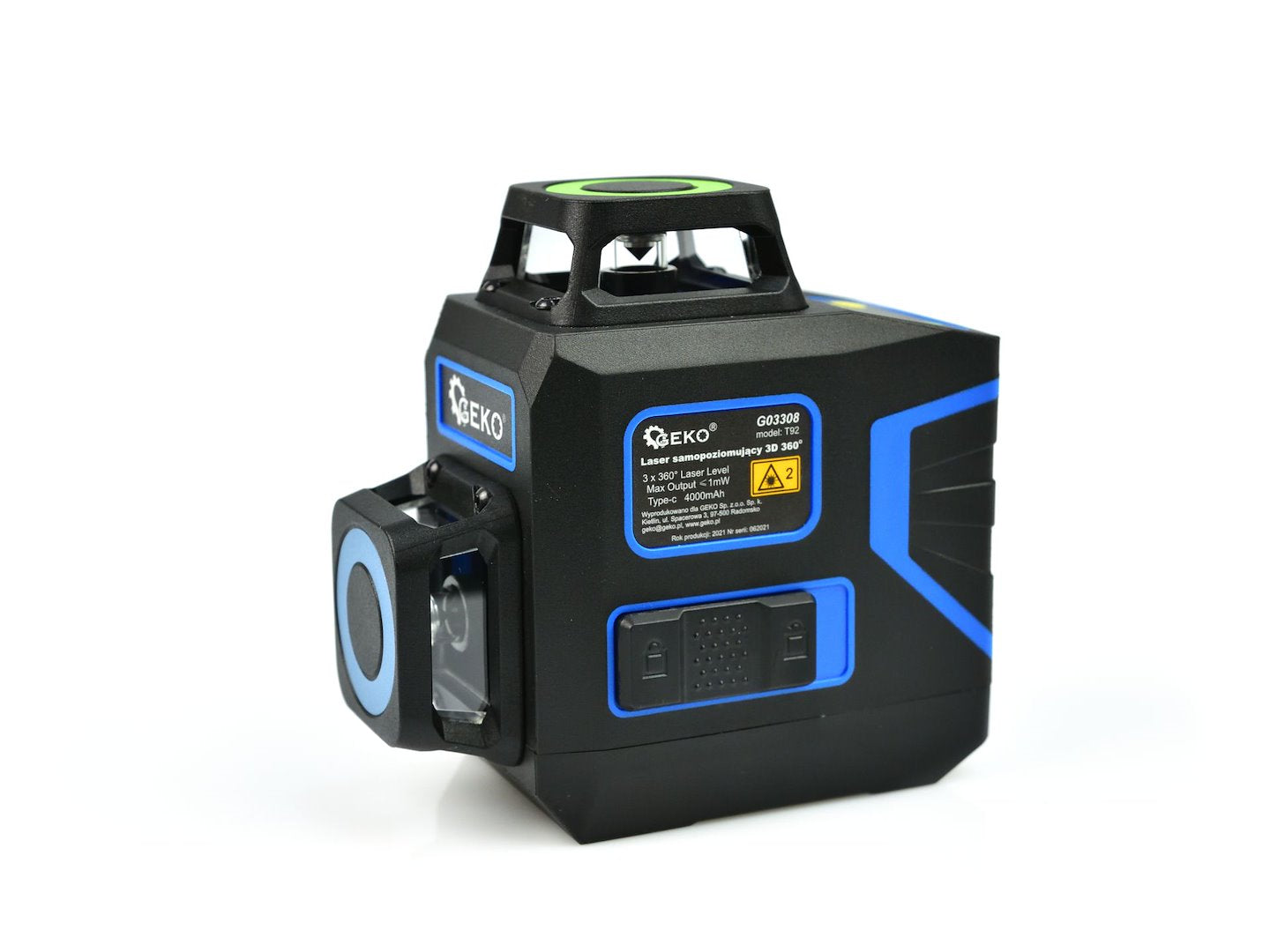 Self-leveling 3D 12-Line Green Laser Level Tool