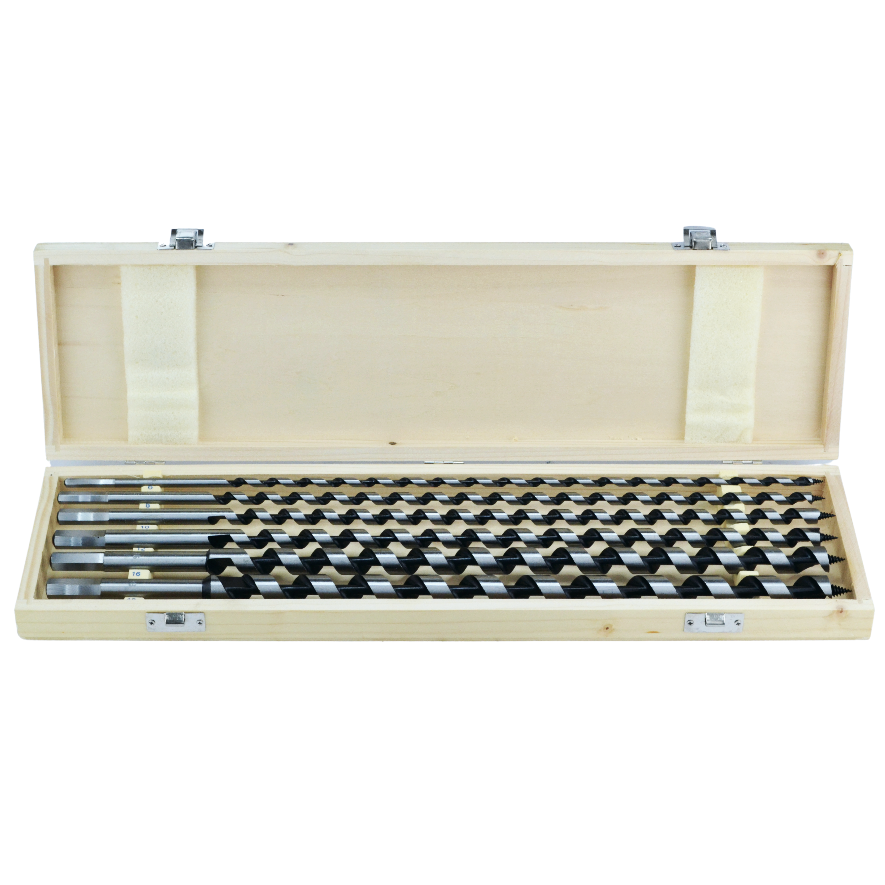 6 tk Black puidupuurid 6-18 mm, 460 mm pikkus