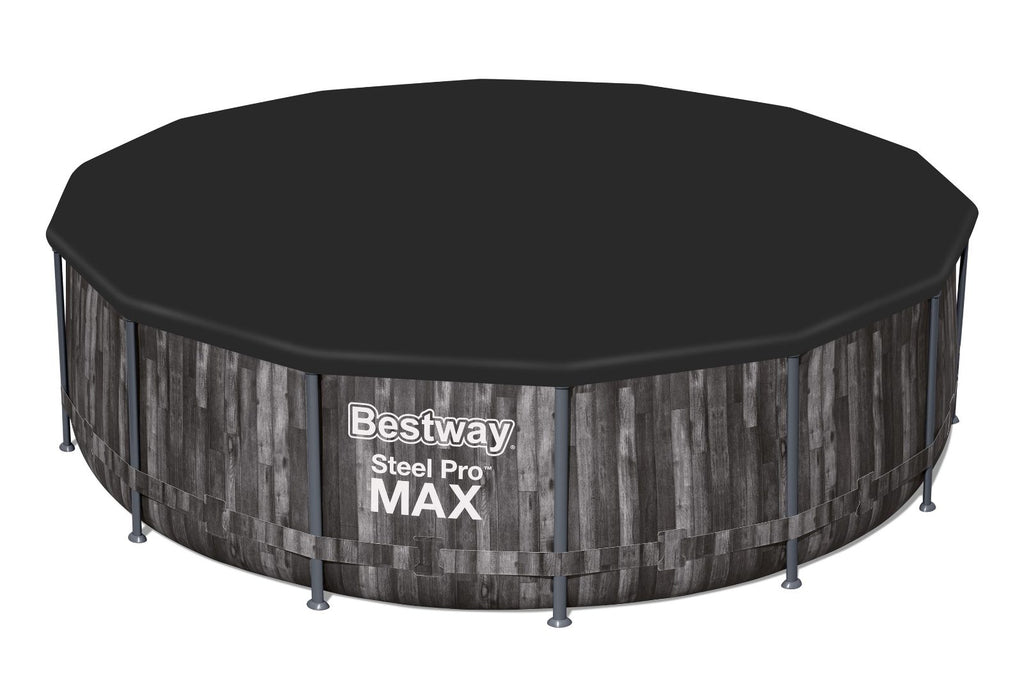 Bestway PVC-kaitsekate basseinile Ø 427 cm must 58248