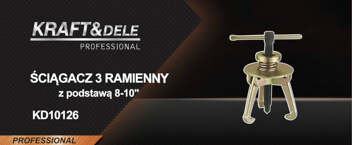 3-arm puller with 6''- 8'' base KD10126