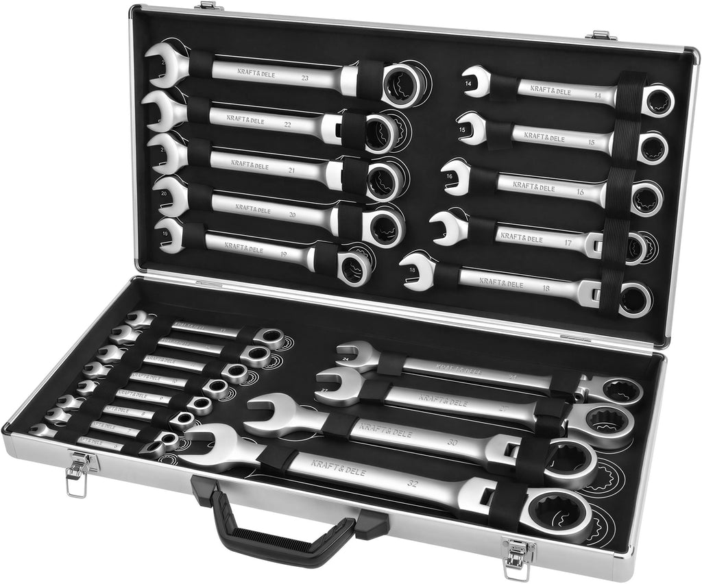 Ratchet combination wrenches 6-32 22pcs. KD11053
