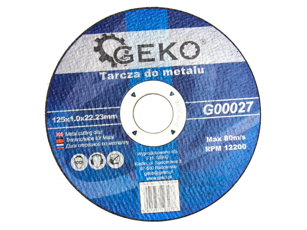 GEKO Metal Cutting Disc 125 x 1.0 x 22.23 mm