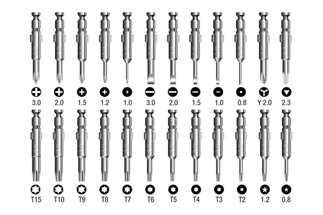 Precision Screwdriver, 25 pcs