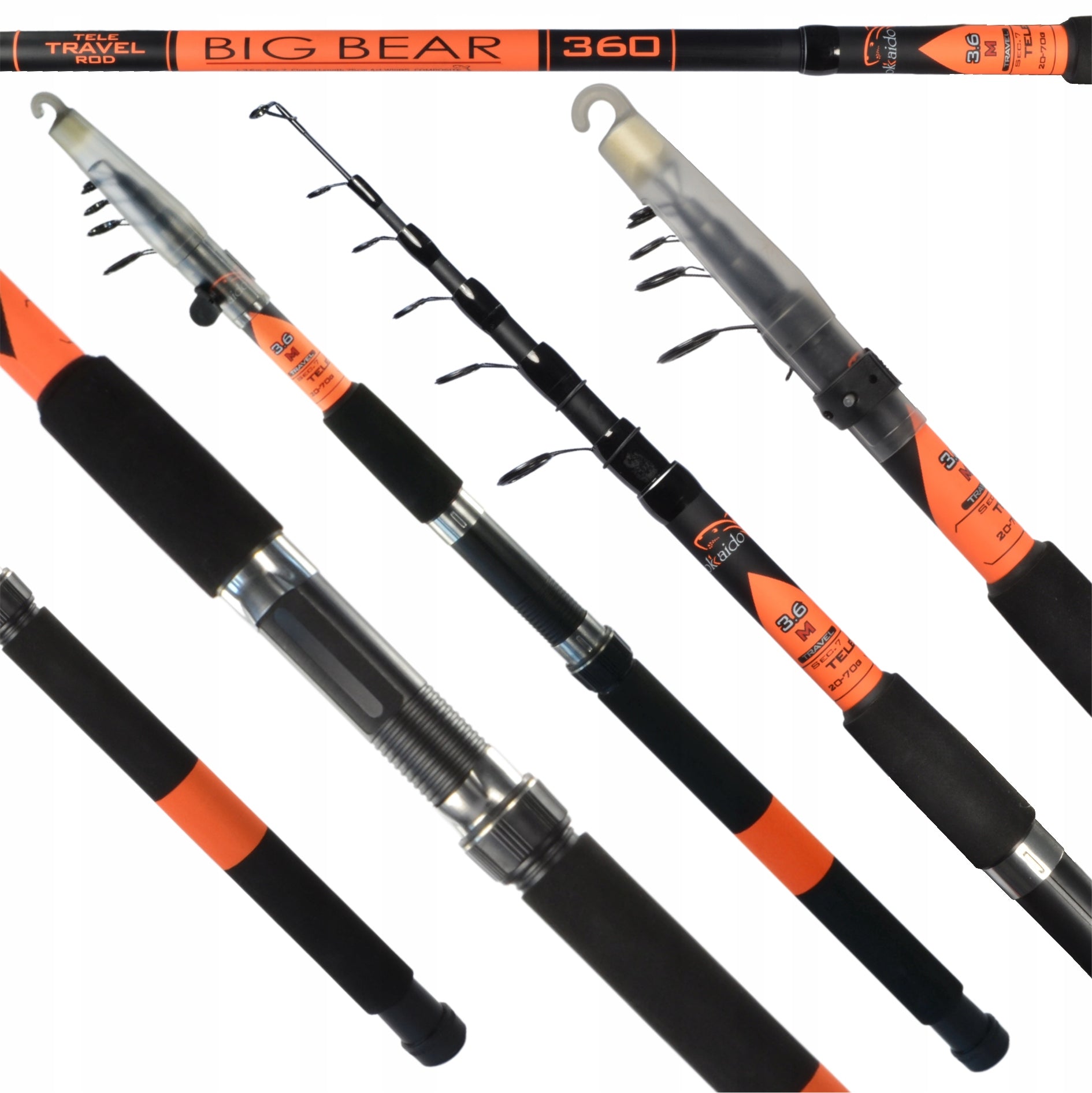 Big Bear 360cm Telescopic Fishing Rod with Bottom Float