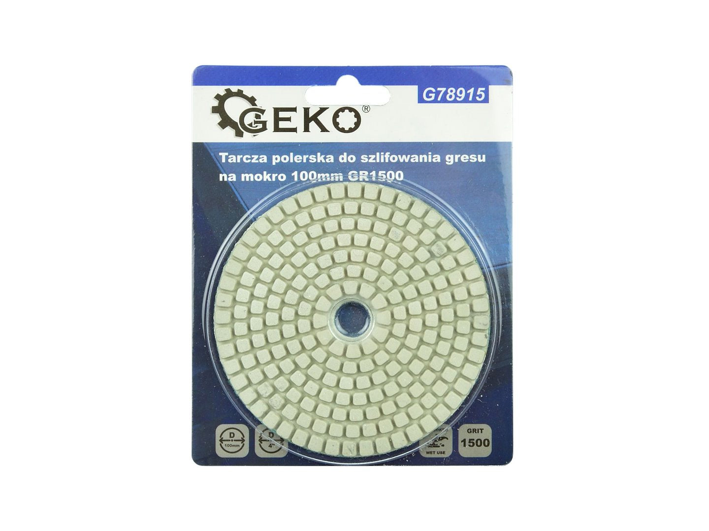 Diamond polishing pad 100 mm G1500