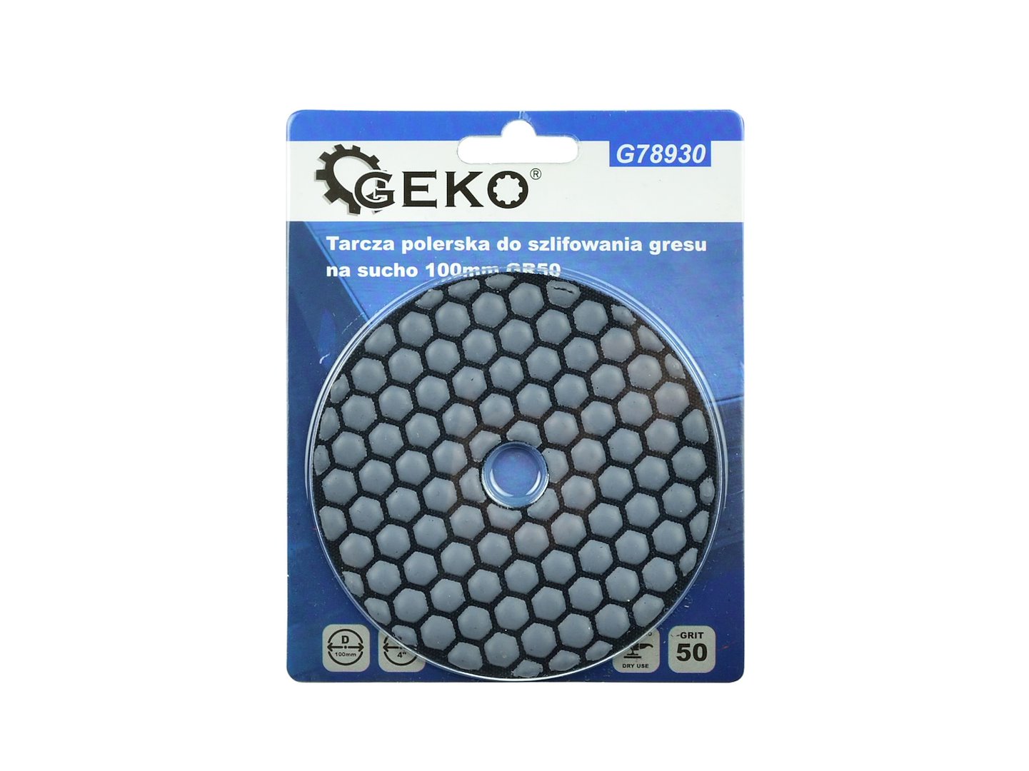 Diamond Dry Polishing Pad 100mm G50