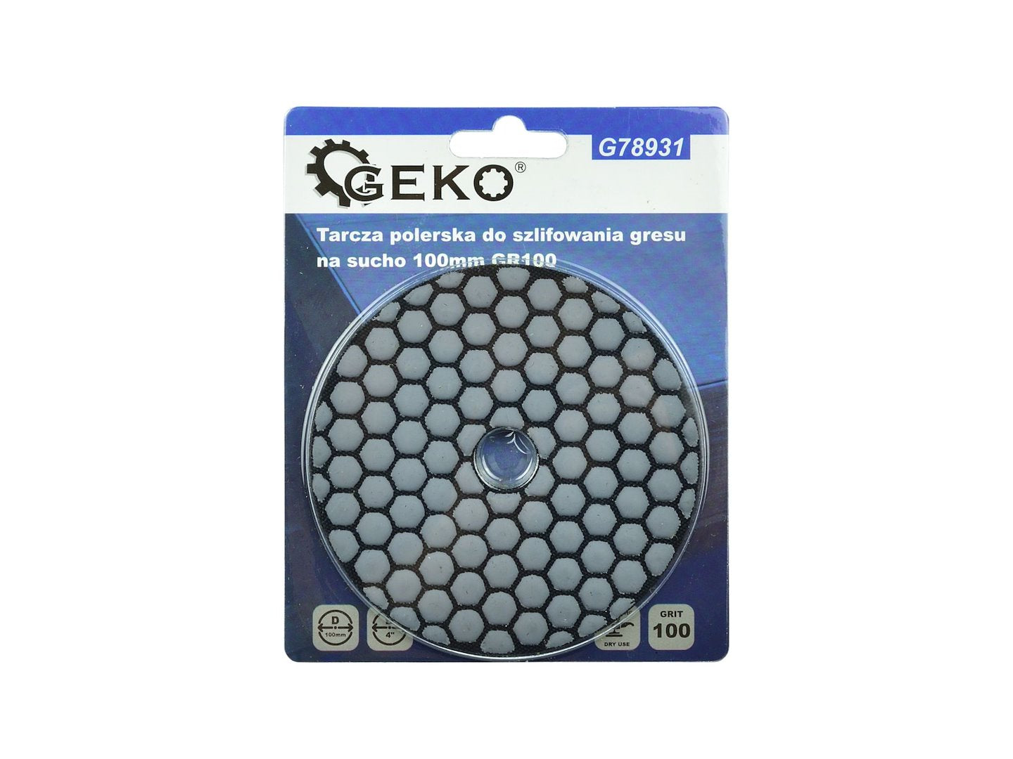 Diamond Dry Polishing Pad 100mm G100