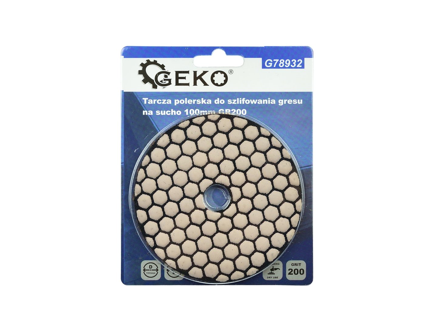 Diamond Dry Polishing Pad 100mm G200