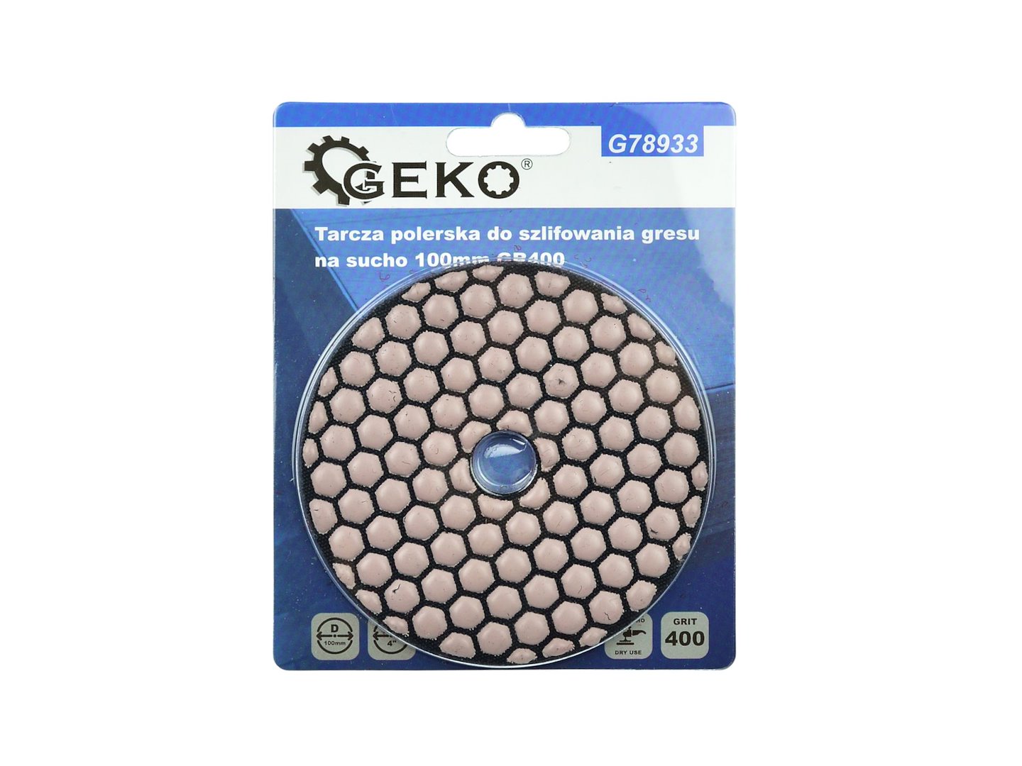 Diamond dry polishing pad 100 mm G400