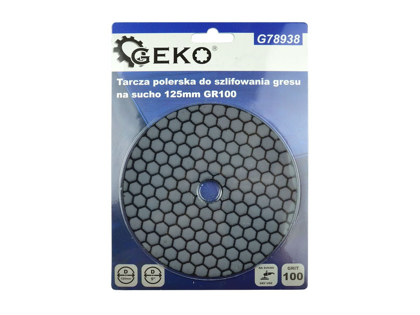 Diamond Dry Polishing Pad 125mm G100